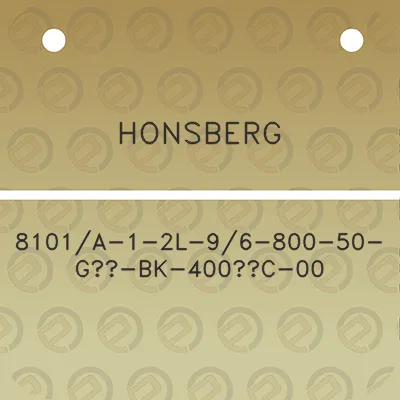 honsberg-8101a-1-2l-96-800-50-g12-bk-400c-00