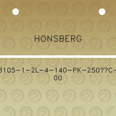 honsberg-8105-1-2l-4-140-pk-250c-00