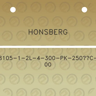 honsberg-8105-1-2l-4-300-pk-250c-00