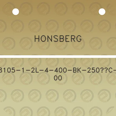 honsberg-8105-1-2l-4-400-bk-250c-00