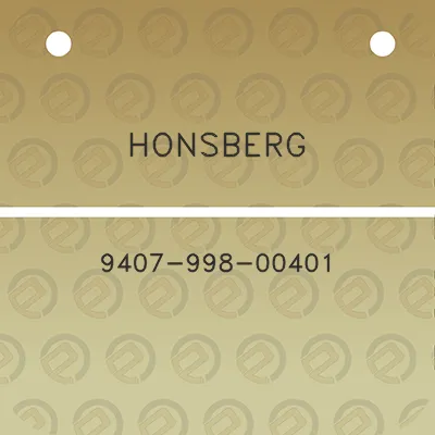 honsberg-9407-998-00401