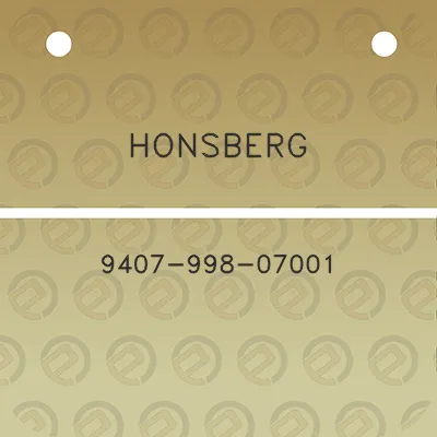 honsberg-9407-998-07001