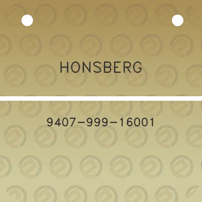 honsberg-9407-999-16001