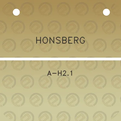 honsberg-a-h21