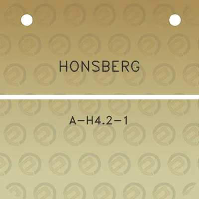 honsberg-a-h42-1