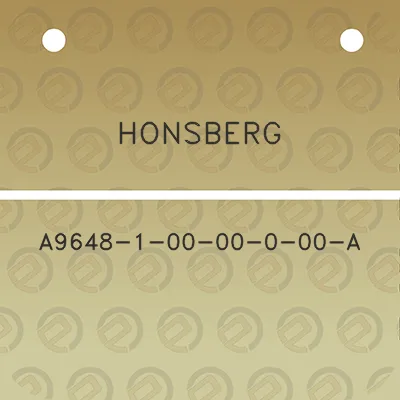 honsberg-a9648-1-00-00-0-00-a