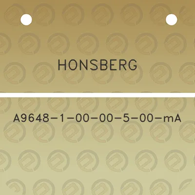 honsberg-a9648-1-00-00-5-00-ma