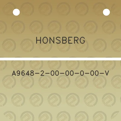 honsberg-a9648-2-00-00-0-00-v