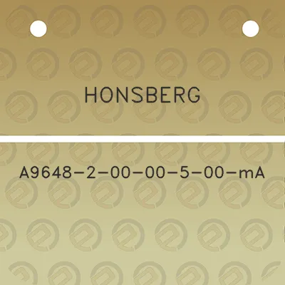 honsberg-a9648-2-00-00-5-00-ma