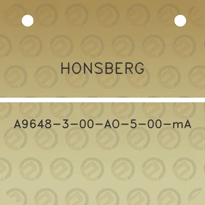 honsberg-a9648-3-00-ao-5-00-ma