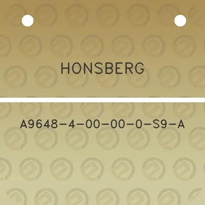 honsberg-a9648-4-00-00-0-s9-a