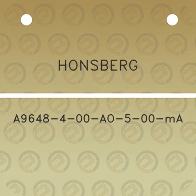 honsberg-a9648-4-00-ao-5-00-ma