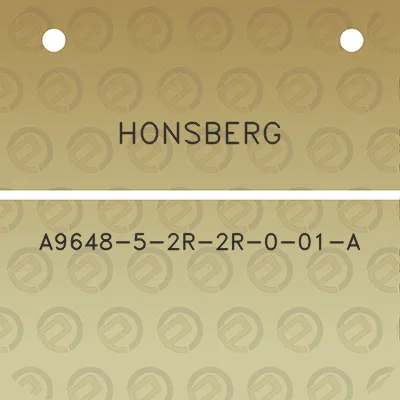 honsberg-a9648-5-2r-2r-0-01-a