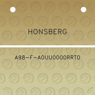 honsberg-a98-f-a0uu0000rrt0