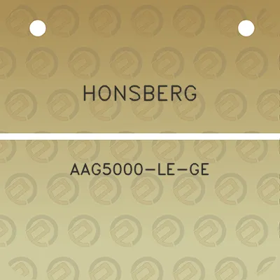 honsberg-aag5000-le-ge