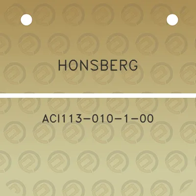 honsberg-aci113-010-1-00