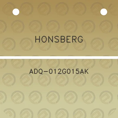 honsberg-adq-012g015ak