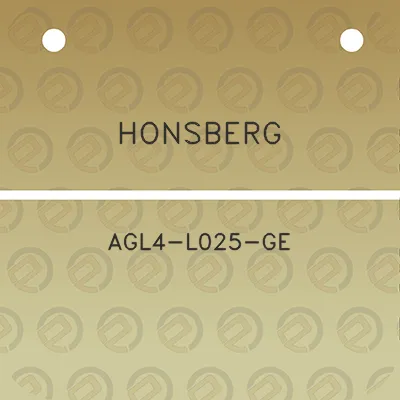 honsberg-agl4-l025-ge