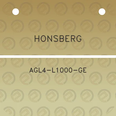 honsberg-agl4-l1000-ge