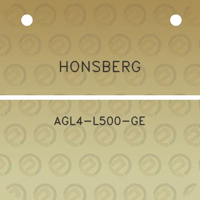 honsberg-agl4-l500-ge