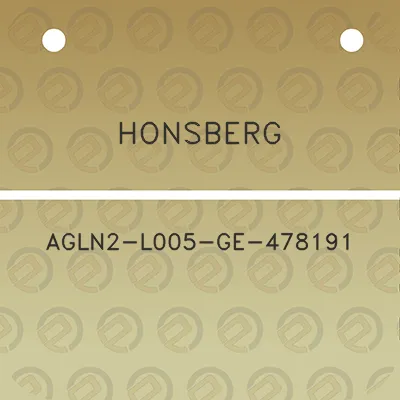 honsberg-agln2-l005-ge-478191