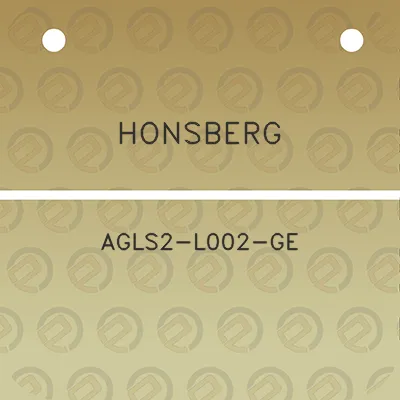 honsberg-agls2-l002-ge