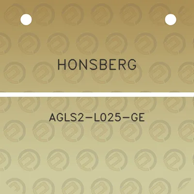 honsberg-agls2-l025-ge