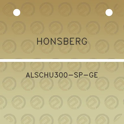 honsberg-alschu300-sp-ge