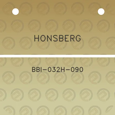 honsberg-bbi-032h-090