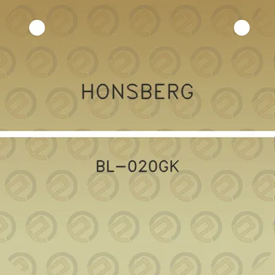 honsberg-bl-020gk