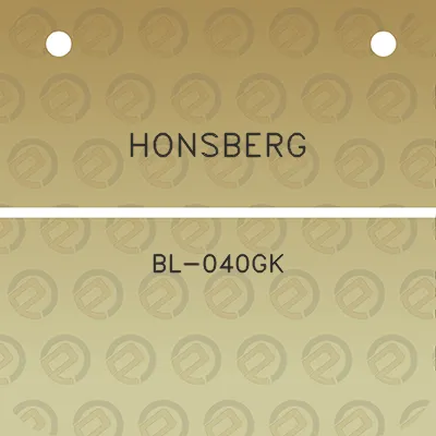 honsberg-bl-040gk