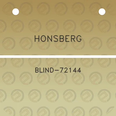 honsberg-blind-72144