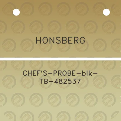 honsberg-chefs-probe-blk-tb-482537