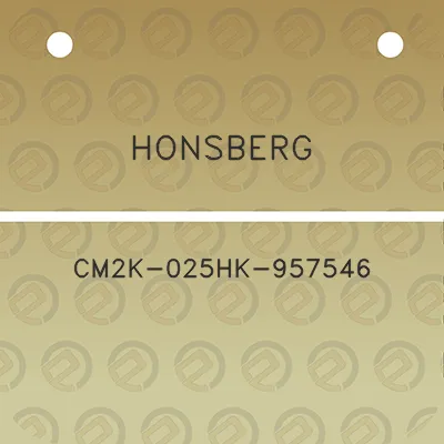 honsberg-cm2k-025hk-957546