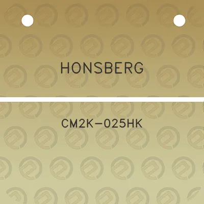 honsberg-cm2k-025hk