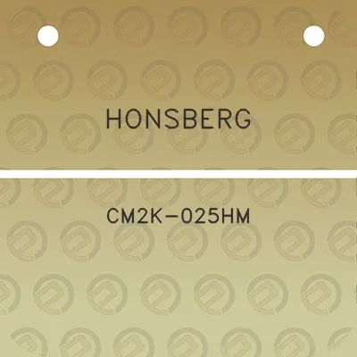 honsberg-cm2k-025hm