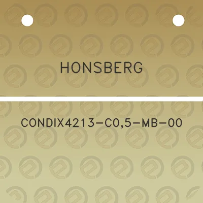 honsberg-condix4213-c05-mb-00