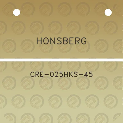 honsberg-cre-025hks-45