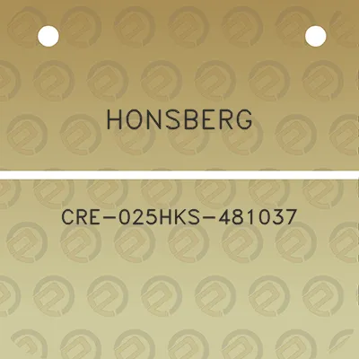 honsberg-cre-025hks-481037