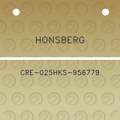 honsberg-cre-025hks-956779