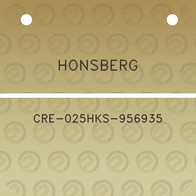 honsberg-cre-025hks-956935