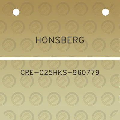 honsberg-cre-025hks-960779