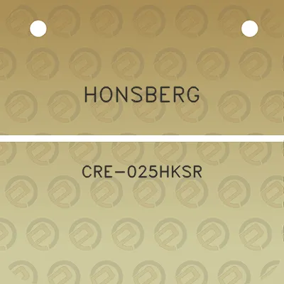 honsberg-cre-025hksr