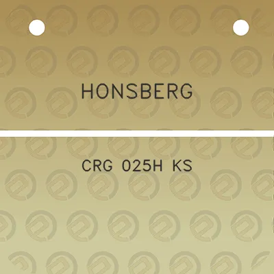 honsberg-crg-025h-ks