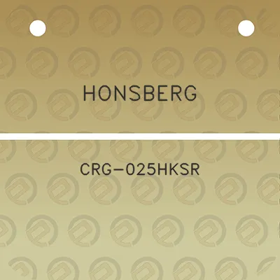 honsberg-crg-025hksr