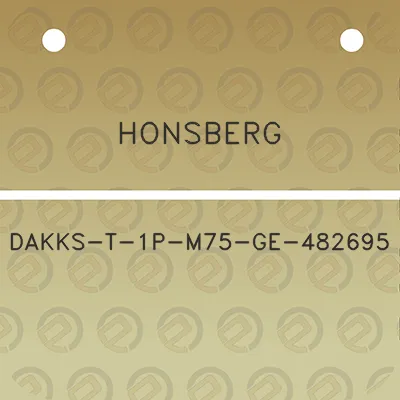 honsberg-dakks-t-1p-m75-ge-482695