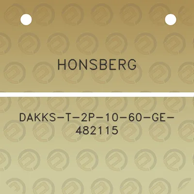 honsberg-dakks-t-2p-10-60-ge-482115