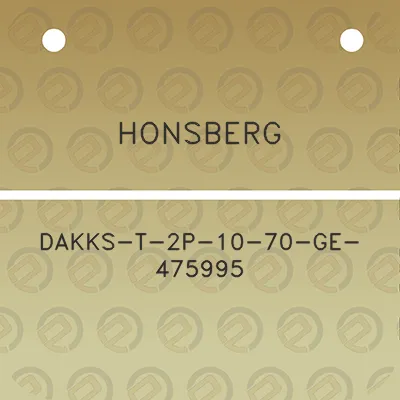 honsberg-dakks-t-2p-10-70-ge-475995