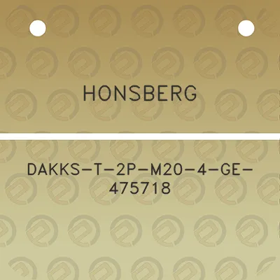 honsberg-dakks-t-2p-m20-4-ge-475718