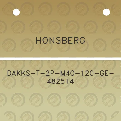 honsberg-dakks-t-2p-m40-120-ge-482514